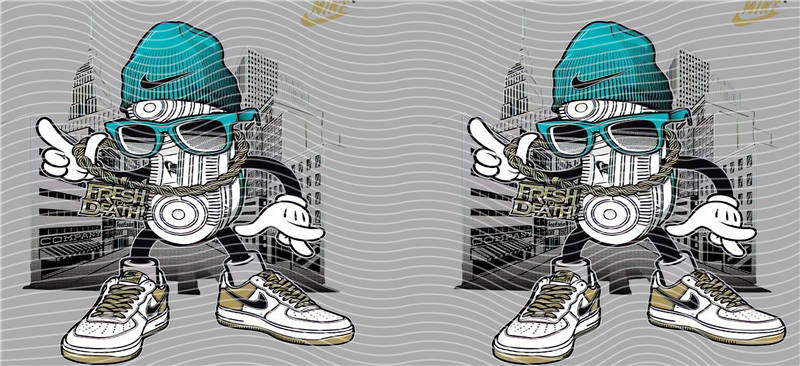 16oz Cartoon-T 445
